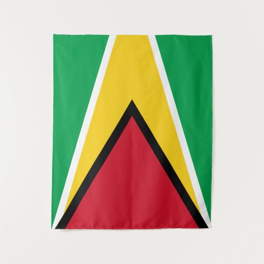 Guyana-Flagge Wandteppich (Vorderseite)