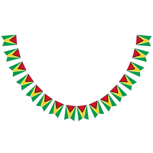 Guyana-Flagge Wimpelkette (Alle)