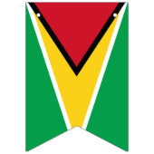 Guyana-Flagge Wimpelkette (Dritte Fahne)