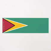 Guyana-Flagge Yogamatte (Vorderseite (Horizontal))