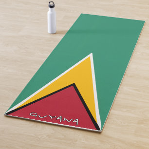 Guyana-Flagge Yogamatte
