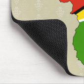 Guyana-Flaggen-Karte Größengleich Mousepad (Ecke)