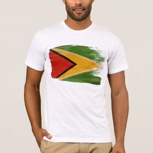 Guyana-Flaggen-T - Shirt