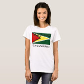 Guyana-Flaggen-T - Shirt (Vorne ganz)