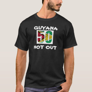 Guyana-Flaggen-Unabhängigkeits-Andenken-T-Shirt T-Shirt