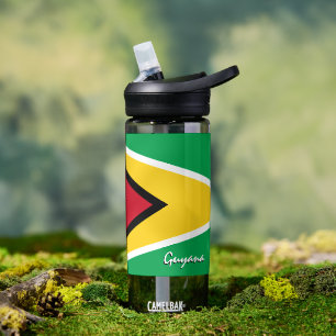 Guyana-Flasche, patriotische Flagge von Guyana Trinkflasche