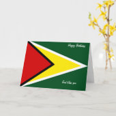 Guyana-Geburtstagskarten Karte (Gelbe Blume)