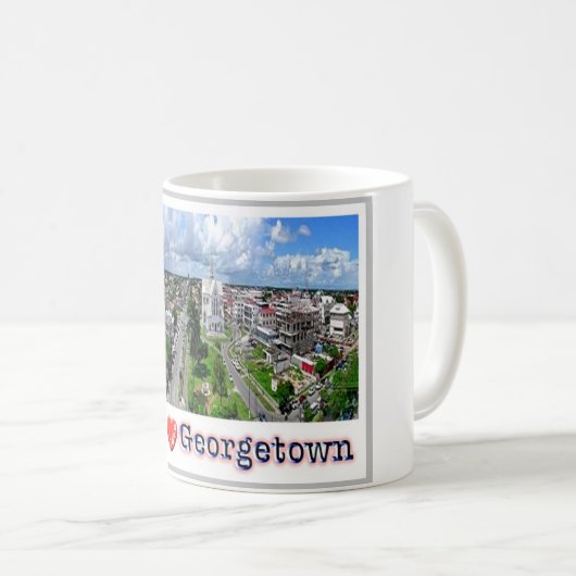 Guyana - Georgetown - I Liebe - Kaffeetasse (VorderseiteRechts)
