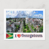 Guyana - Georgetown - I Liebe - Postkarte (Vorderseite)
