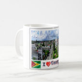 Guyana - Georgetown - Ich liebe - Kaffeetasse (Vorderseite Links)