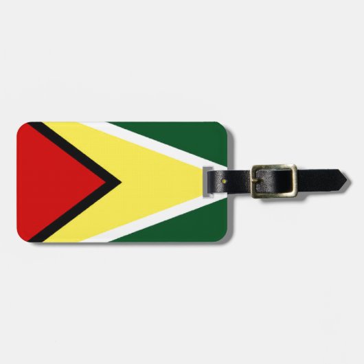 Guyana Gepäckanhänger (Vorderseite horizontal)