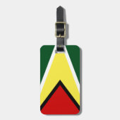 Guyana Gepäckanhänger (Vorderseite vertikal)
