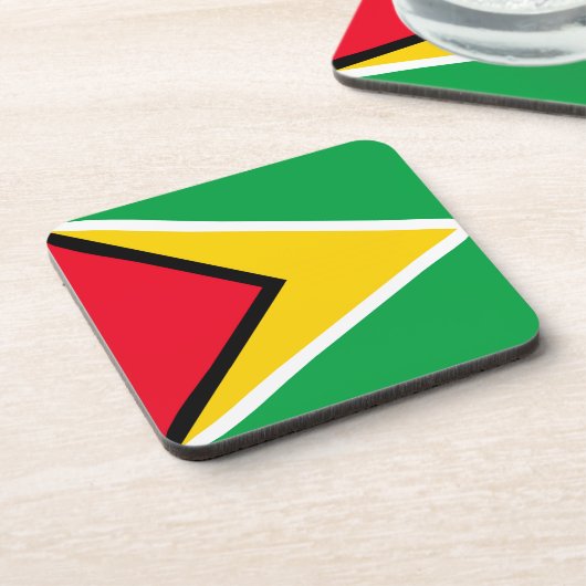 Guyana Getränkeuntersetzer (Linke Seite)