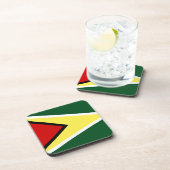 Guyana Getränkeuntersetzer (Rechte Seite)