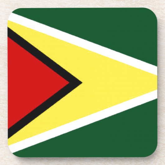 Guyana Getränkeuntersetzer (Vorderseite)
