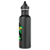 Guyana Girl Guyanese Edelstahlflasche (Rechts)