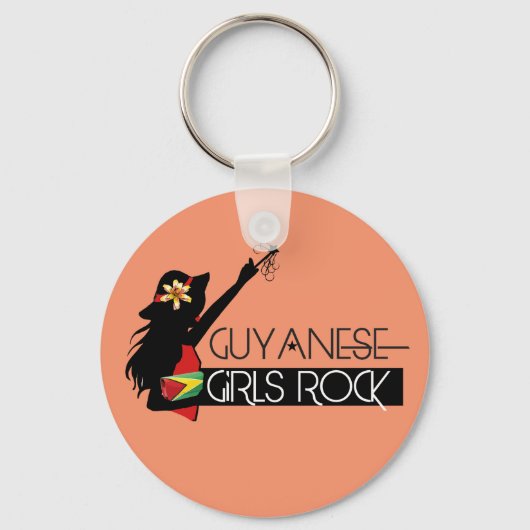 Guyana Girl Schlüsselanhänger (Vorderseite)