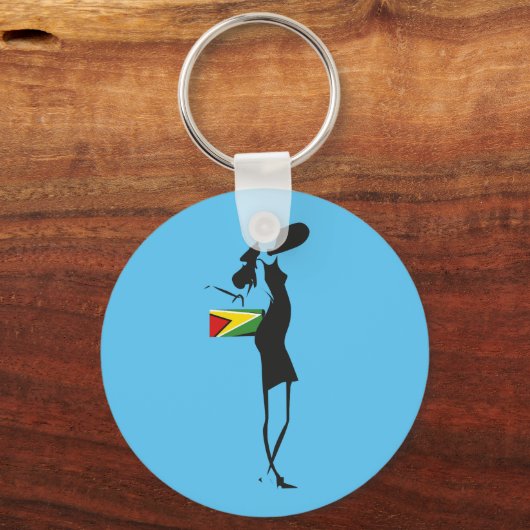 Guyana Girl Schlüsselanhänger (Vorderseite)