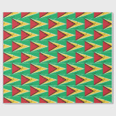 GUYANA | Golden Arrowhead | GUYANESE-Flagge Geschenkpapier (Flach)