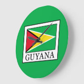 Guyana Große Wanduhr (Winkel)