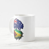 Guyana Guyana Australian Australia Tree Roots Kaffeetasse (Vorderseite Links)