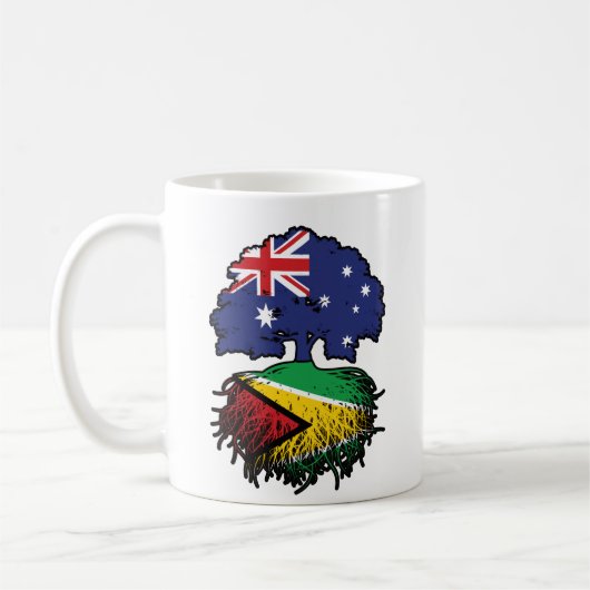 Guyana Guyana Australian Australia Tree Roots Kaffeetasse (Links)