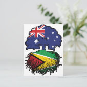 Guyana Guyana Australian Australia Tree Roots Postkarte (Stehend Vorderseite)