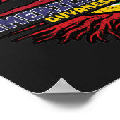 Guyana Guyanese US American USA United States Tree Poster (Ecke)