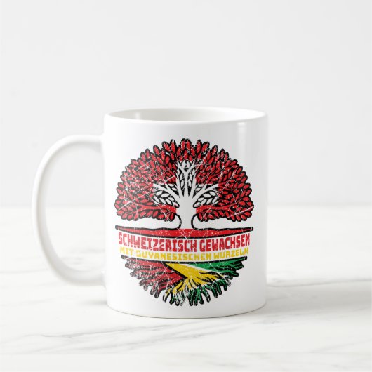 Guyana Guyanisch Schweizer Schweiz Baum Wurzel Kaffeetasse (Links)