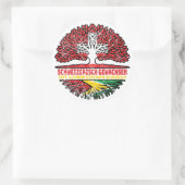 Guyana Guyanisch Schweizer Schweiz Baum Wurzel Runder Aufkleber (Tasche)