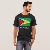 Guyana - guyanische Flagge T-Shirt (Vorne ganz)
