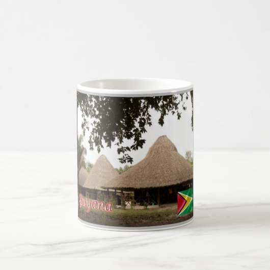 Guyana - Häuser - Kaffeetasse (Mittel)