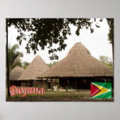 Guyana - Häuser - Poster (Vorne)