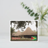 Guyana - Häuser - Postkarte (Stehend Vorderseite)