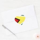 Guyana Herz-Aufkleber (Umschlag)