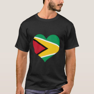 Guyana Herzerstolperflagge Guyana T-Shirt