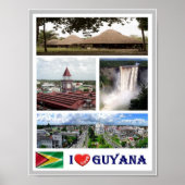 Guyana - I Liebe - Poster (Vorne)
