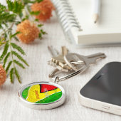 Guyana Independence Anniversary  Schlüsselanhänger (Seite)