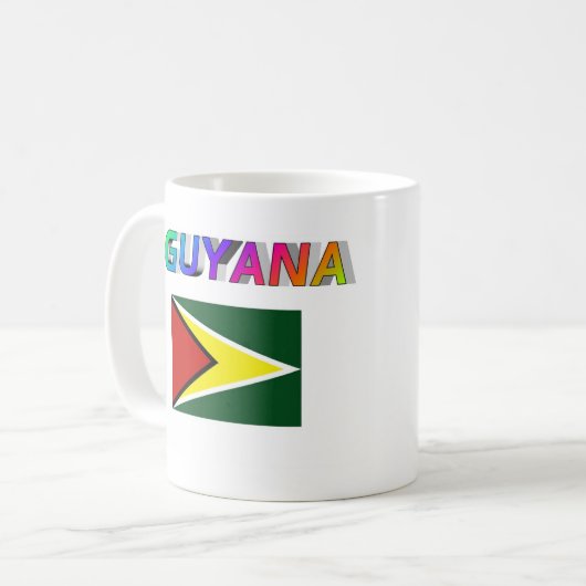 Guyana Kaffeetasse (Vorderseite Links)