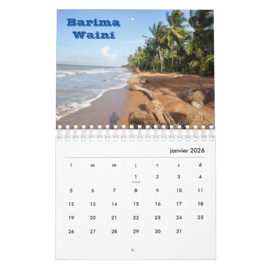 Guyana Kalender (Jan 2026)