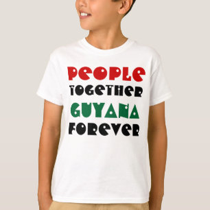 Guyana-Leute zusammen Kinder-T - Shirt