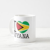Guyana-Liebe v2 Kaffeetasse (Vorderseite Links)