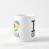 Guyana-Liebe v2 Kaffeetasse (Mittel)