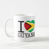 Guyana-Liebe v2 Kaffeetasse (Links)