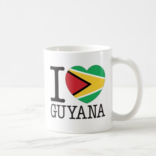 Guyana-Liebe v2 Kaffeetasse (Rechts)