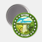 Guyana Magnet (Vorderseite/Rückseite)