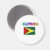 Guyana Magnet (Vorderseite/Rückseite)