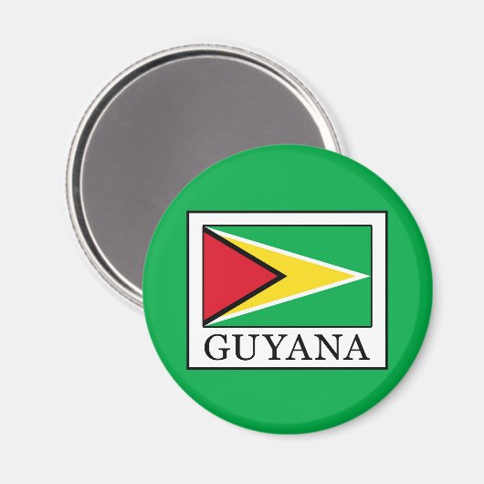 Guyana Magnet (Vorderseite/Rückseite)