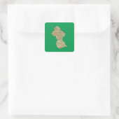 Guyana Map Sticker (Tasche)