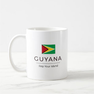 Guyana Minimalist Täglicher Stolz Kaffeetasse